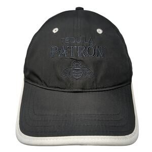 Tequila Patron Simply Perfect Slideback Baseball Cap Black One Size Adjustable